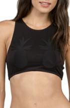 Women's Volcom Meshed Up Crop Bikini Top