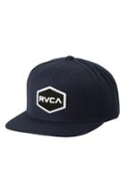 Men's Rvca Commonwealth Snapback Baseball Cap - Black