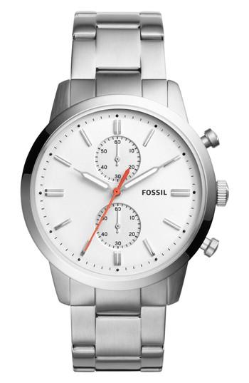Men's Fossil Townsman Chronograph Bracelet Watch, 44mm