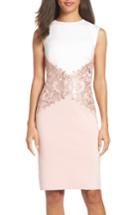 Women's Tadashi Sequin Knit Sheath Dress - Pink