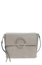 Louise Et Cie Mareee Leather Shoulder Bag - Grey