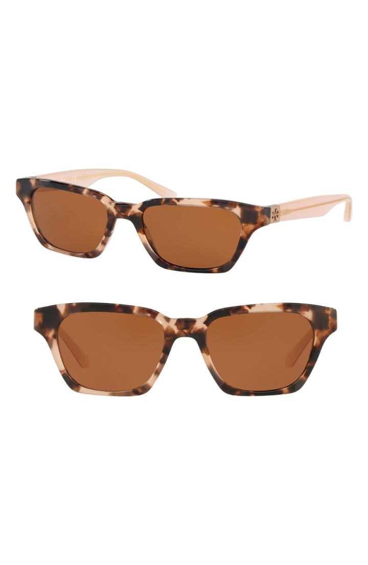 Women's Tory Burch Classic Stacked 51mm Sunglasses -