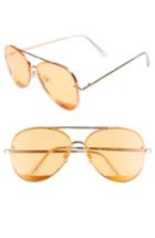 Women's Bp. 60mm Rimless Aviator Sunglasses - Gold/ Orange