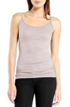 Women's Michael Stars Shine Long Camisole, Size - Pink