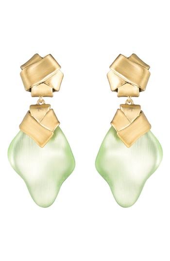 Women's Alexis Bittar Folded Knot Clip Drop Earrings