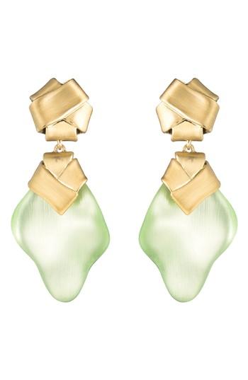 Women's Alexis Bittar Folded Knot Clip Drop Earrings