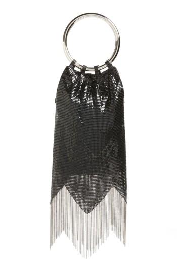 Whiting & Davis Rio Mesh Bracelet Bag - Black