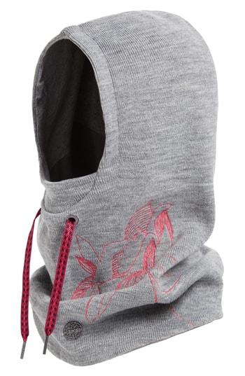 Women's Roxy Embroidered Knit Hood - Grey