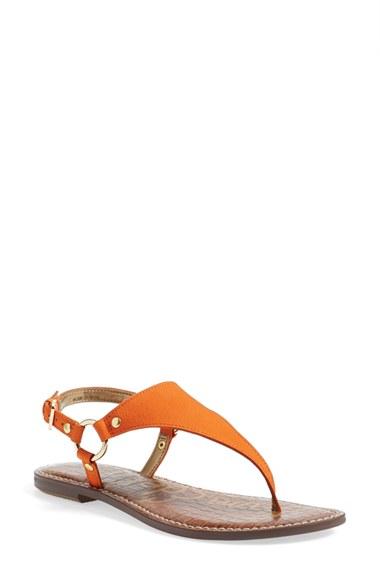 Women's Sam Edelman Greta Sandal M - Orange
