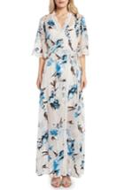 Women's Willow & Clay Wrap Maxi Dress, Size - Blue