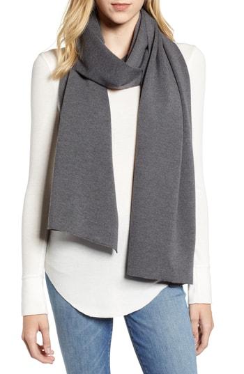 Women's Canada Goose Classic Merino Scarf, Size - Grey
