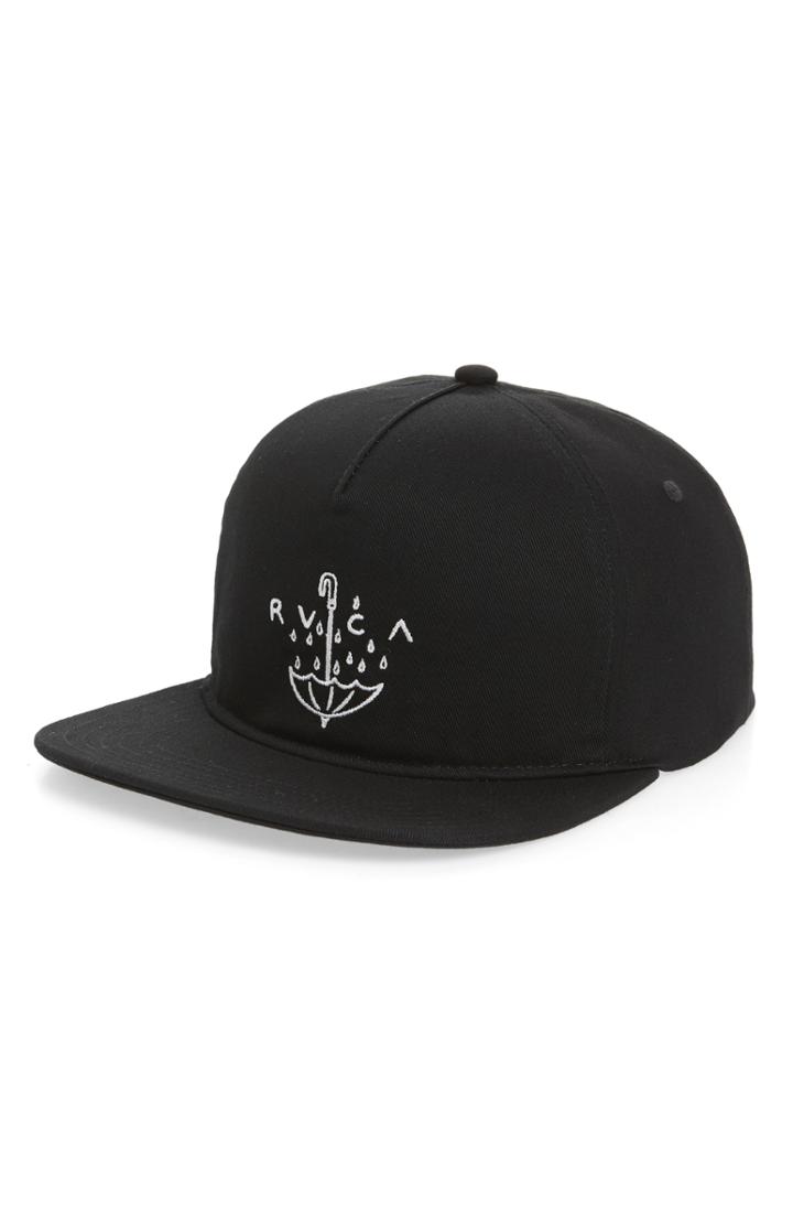 Men's Rvca Grims Embroidered Cap - Black