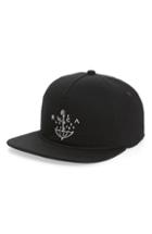 Men's Rvca Grims Embroidered Cap - Black