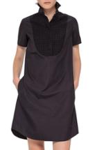 Women's Akris Punto Bib Front Cotton Shift Dress