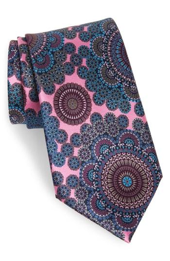 Men's Ermenegildo Zegna Quindici + Quindici Medallion Silk Tie