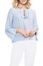 Women's Vince Camuto Bell Sleeve Blouse, Size - Blue