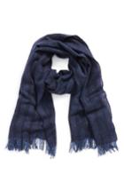 Men's John Varvatos Stripe Dyed Cashmere Scarf, Size - Blue