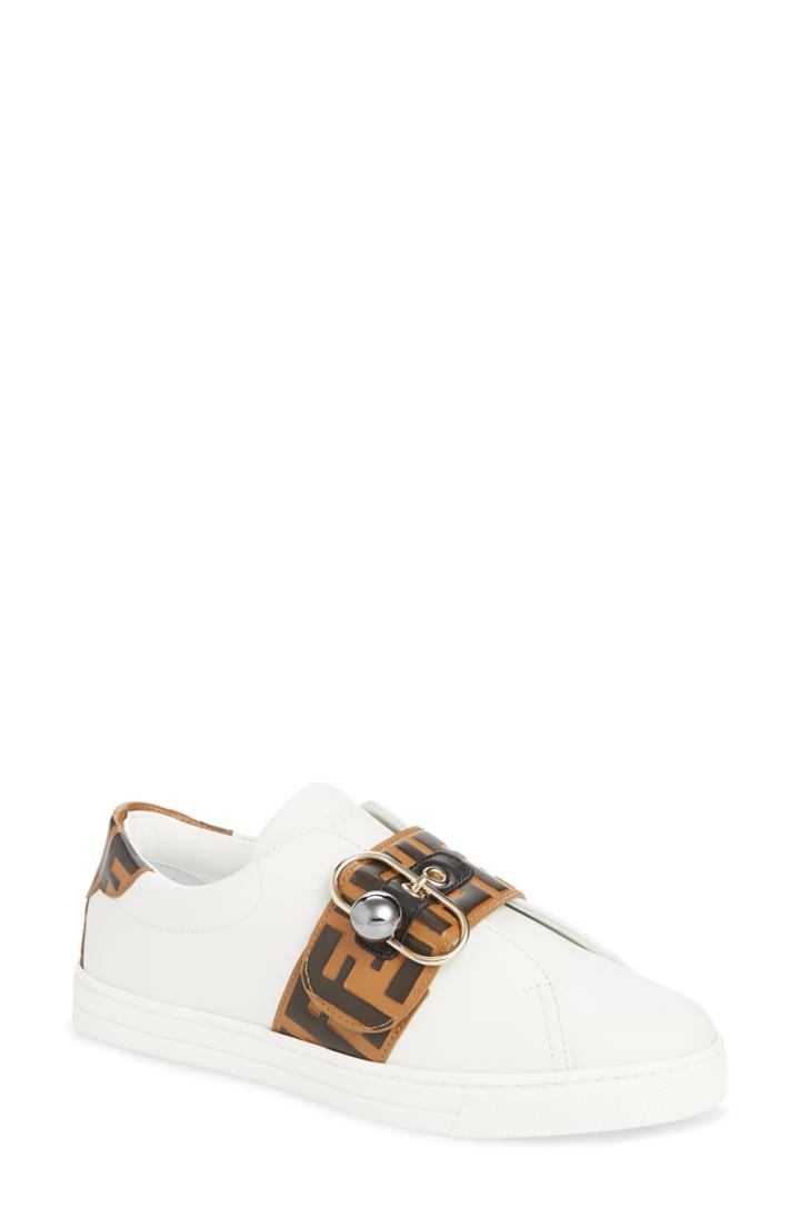 Women's Fendi Pearland Logo Slip-on Sneaker