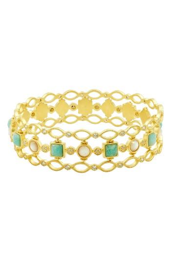 Women's Freida Rothman Amazonian Allure Set Of 3 Bangles