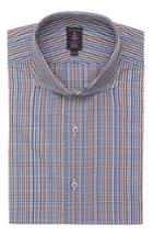 Men's Robert Talbott Tailored Fit Check Dress Shirt - Blue