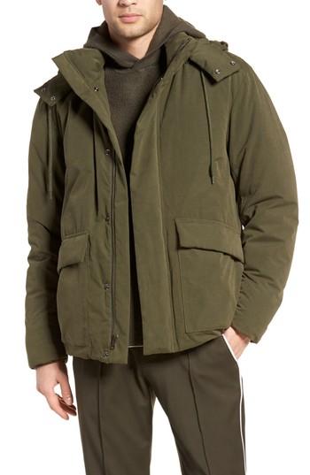 Men's Vince Down Filled Hooded Parka - Green