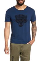 Men's John Varvatos Star Usa Embroidered Panther T-shirt - Blue