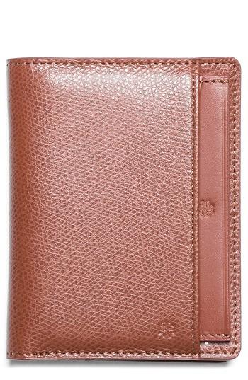 Men's Hook + Albert Leather Bifold Wallet - Brown