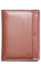Men's Hook + Albert Leather Bifold Wallet - Brown