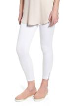 Women's Lysse Mini Zip Crop Leggings - White