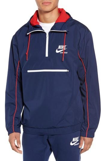 Men's Nike Nsw Archive Anorak - Blue