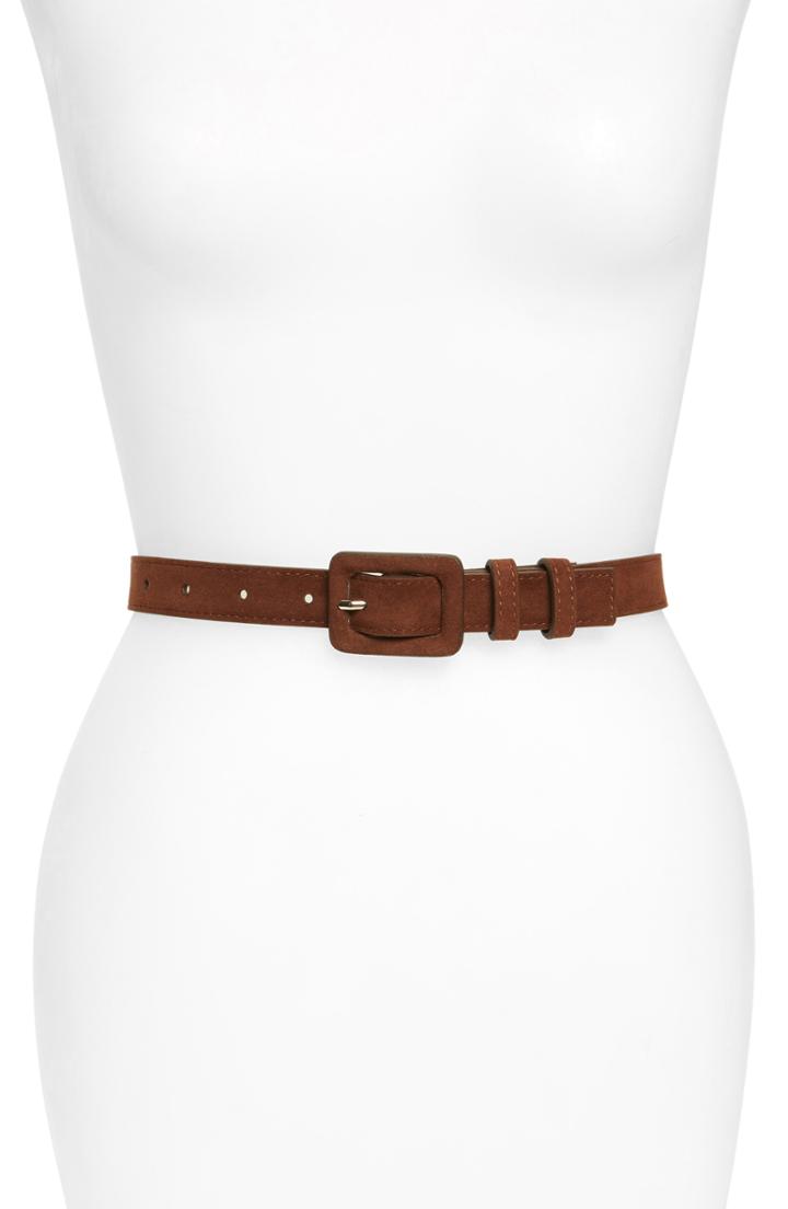 Women's Halogen Faux Suede Belt