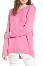 Women's Nordstrom Lingerie Long Wrap Cardigan, Size - Beige