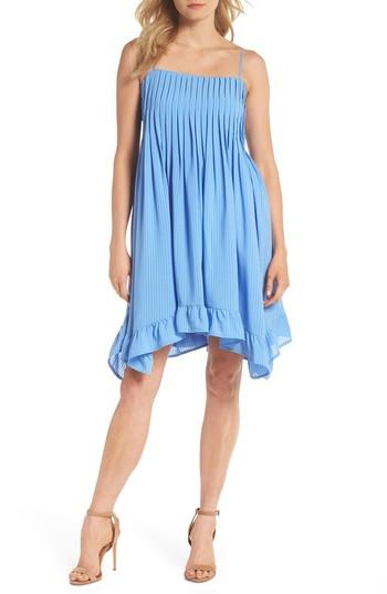 Women's Adelyn Rae Everly Pleated Bodice Babydoll Dress - Blue