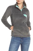 Women's Patagonia Re-tool Snap-t Fleece Pullover, Size - Grey