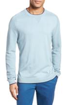 Men's Ted Baker London Kayfed Rib Sleeve Sweater (s) - Blue