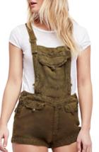 Women's Free People Expedition Short Overalls - Green
