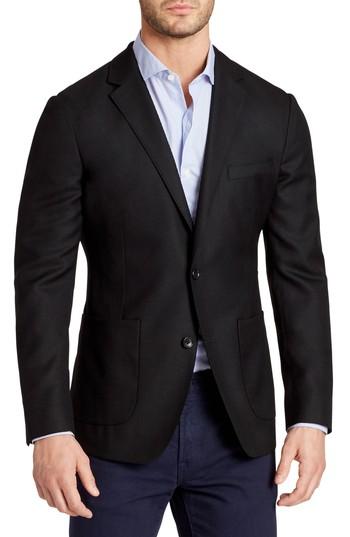 Men's Bonobos Knit Wool Sport Coat R - Black