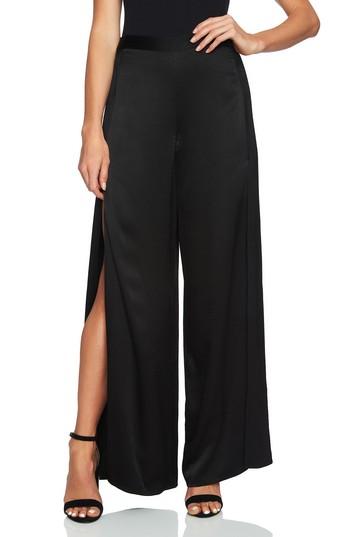 Women's 1.state Slit Wide Leg Pants - Black