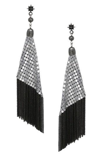 Women's Ettika Star Charm Mesh Drop Earrings