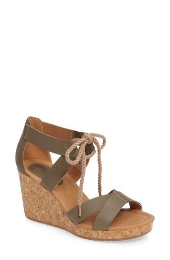 Women's Sperry Dawn Ari Wedge Sandal M - Green