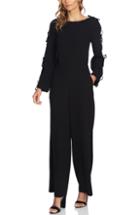 Women's Cece Bow Sleeve Jumpsuit - Black