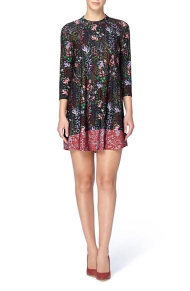 Women's Catherine Catherine Malandrino 'hayden' Mixed Print Minidress