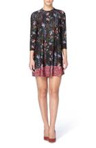 Women's Catherine Catherine Malandrino 'hayden' Mixed Print Minidress