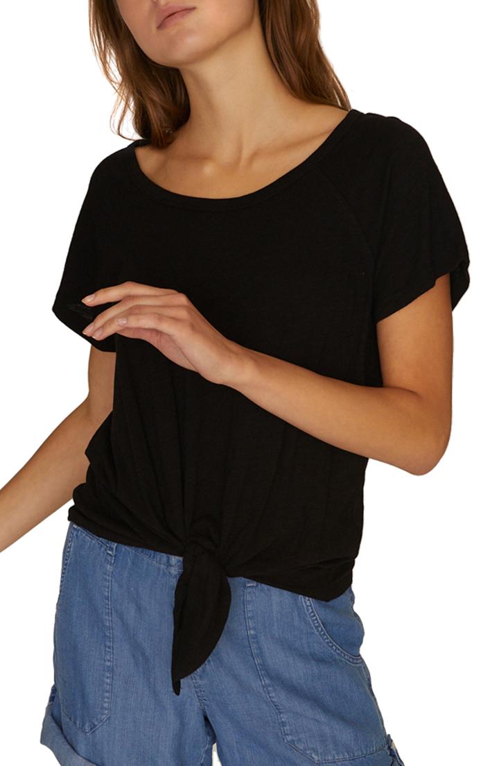 Women's Sanctuary Lou Tie Tee - Black