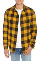 Men's Frame Classic Fit Buffalo Plaid Shirt Jacket