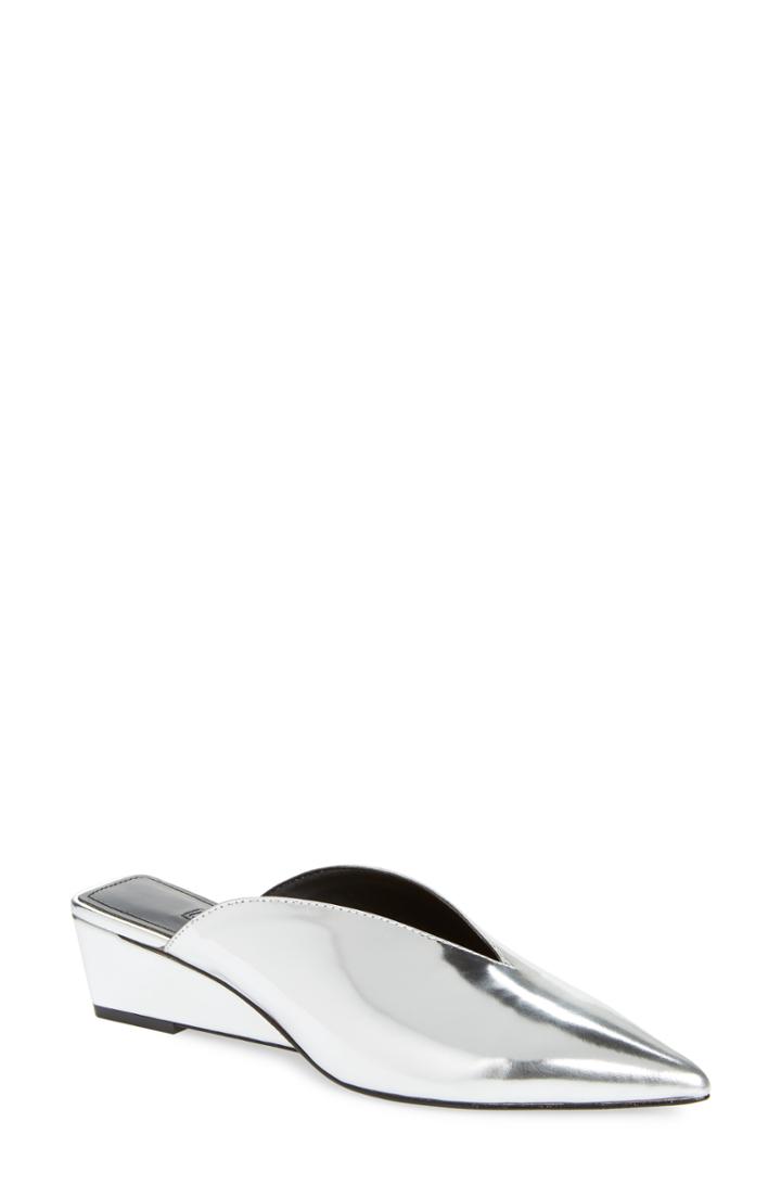 Women's Charles David Pyramid Mule .5 M - Metallic