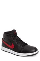 Men's Nike 'air Jordan 1 Mid' Sneaker .5 M - Black