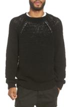Men's Vince Raglan Sweater, Size - Black