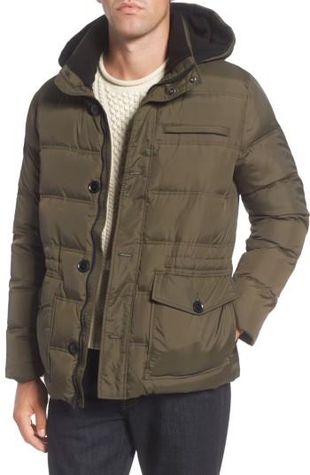 Men's Reaction Kenneth Cole Quilted Parka - Green