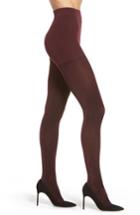 Women's Pretty Polly Velvet Effect Tights, Size - Red